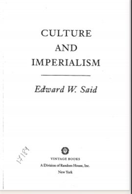 Culture and Imperialism